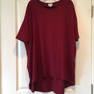 Burgundy Leggings Material Irma